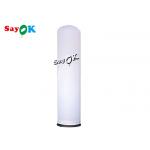 Custom White Inflatable LED Pillar Column For Advertising for sale