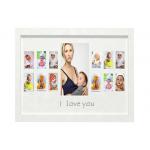 Newborn  My First Year Baby Photo Frame Infant White Photographs 12 Months Gifts for sale