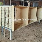 3x3 Inch Hole Size Collapsible 4mm Military Barrier For Flood Control for sale