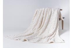 China Silver Plating Flannel Polyester Fleece Blanket Reversible Plush Throw Fluffy Soft Bed supplier