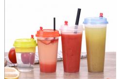 China Disposable 500ml Pp Injection Cup Custom Printed Cold Drinking Cup supplier