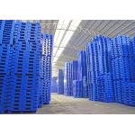Hdpe 9 Feet Nestable Plastic Pallet 4 Way Entry Single Face
