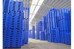 China Hdpe 9 Feet Nestable Plastic Pallet 4 Way Entry Single Face supplier