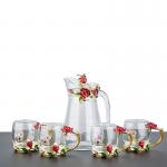Decorating 370ml Enamel Coffee Cup Gifts For Wedding Anniversary for sale