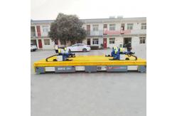 China Hand Operated Material Handling Trolley , 12T Automatic Transfer Cart supplier