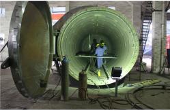 China Large - Scale Steam Vulcanizing Laminated Glass Autoclave / Auto Clave Machine Φ3.2m supplier