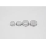 20mm Silver Aluminum Plastic Screw Cap For Pill Bottles