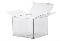 China 1280MM Clear PET Plastic Rigid Sheet Roll For Folding Display Box supplier