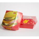 Large Biodegradble Hamburger Paper Box Packaging Box For Burger for sale