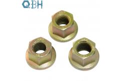 China Flat Flange Carbon Steel Nuts Hot Forging Fine Thread Zinc Plating supplier