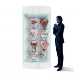 Hospital Retail Lcd Vending Flowers Machine With Combine Cell Cabinet for sale