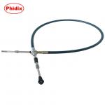 Push-Pull Control Cable Assembly With Adjustable Junction And Rod End Fittings