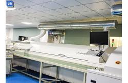 China PLC PC Hot Air SMT Reflow Soldering Machine With 10 Heating Zones supplier