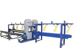 China Twin Blade Timber Mill, Double Heads Vertical Slabber Sawmill Machine supplier