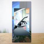 Transparent Electrode Interactive Fitness Mirror 700 Nits 3D Camera for sale