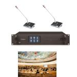 Full Digital Networked Mic System For Conference Room 483*323*90 for sale