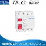 4P AC Residual Circuit Breaker Din Rail Plug In IEC 61008 Standard for sale