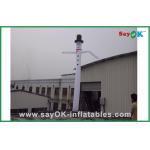 Inflatable Floppy Man White Outdoor Advertising Inflatable Air Dancer With Hat H3m~H8m for sale