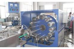 China Double Screw Pipe Extrusion Machine PVC Fiber Reinforced Soft Pipe Making Machine supplier