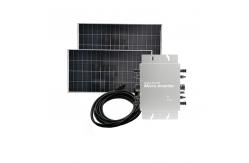 China Grid Connected Micro Inverter Solar System 1400 Watt IP65 Silver Household Solar Inverter supplier