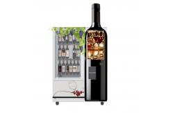 China Glass USB Wine Bottle Vending Machine With Elevator Lift System supplier