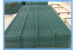China Powder Coated Wire Mesh Fence Panel Welded Metal Curved For Garden supplier