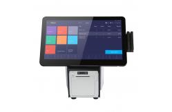 China Windows Desktop 300cd/m2 Touch Screen POS Terminal With Printer Retail Epos Systems supplier