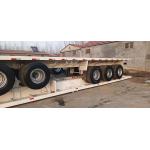 Semitrailer Second Hand Semi Trailers 13-15Tons Low-Flat Semi-Trailer 3/4/5/6 Axle for sale