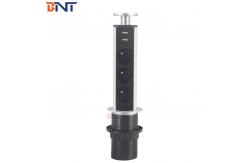China Hidden Table Mounted Pop Up Counter Outlet With Three EU Power Interfaces supplier