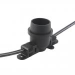 E27 Waterproof Lamp Holder Screw Style Plastic PVC Material For Street Lamp