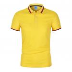 SGS Polyester Polo T Shirts 160gsm  Sports Athletic Lapel Collar Flyita for sale
