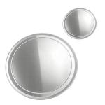 18 gauge 18 inch round aluminum pizza dish pizza platter pizza plate with wide rim for sale