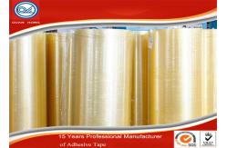 China Transparent BOPP Jumbo Roll , 2 inches and 900 Yard Wrapping Tape supplier