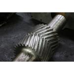 10 Module Gear Milling Herringbone Gears Shaft With Induction Hardening for sale