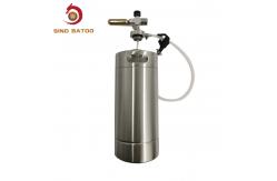 China Single Wall Stainless Steel Mini Keg With Party Picnic Tap System supplier