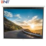 High Gain Electric Projector Screen , 84 Inch Remote Control Projector Screen for sale