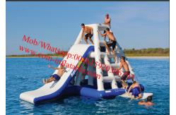 China giant inflatable water floating slides, inflatable water park supplier