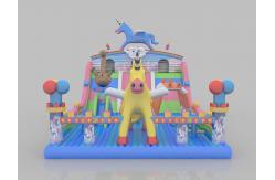 China Inflatable PVC Bouncy Castle Park Children'S Small Indoor Bouncy Castle Slide supplier