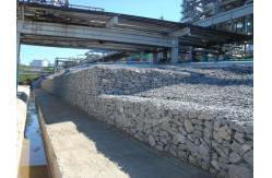 China Slope Reinforced Stone Cage Wire Mesh / Hot Dip Metal Cage Retaining Wall supplier