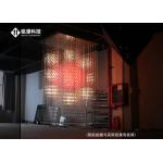 Full Color Outdoor Advertising 3D Led Curtain Light 100mm for sale