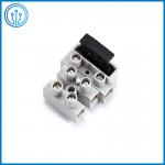 Commoning Nickel Plated Brass Multiway Terminal Block Connector FT06-3 450V 32A