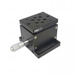 Cross Guide Rail Type Optical Fine Adjustment Z Axis Manual Lifting Platform for sale