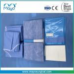 Waterproof Nonwoven Surgical Lithotomy Drape Pack With Leggings for sale