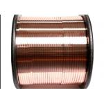 130 - 220℃ Self Bonding Wire Super Fine Rectangular / Square Enameled Copper Wire