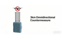 China 3-kilometer range, sub-second response, omnidirectional drone countermeasures system supplier