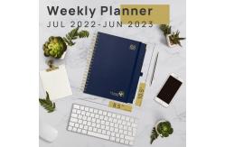 China Vertical Layout Custom Academic Planner From Jul 2023 To Jun 2024 supplier