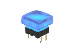 China 15x15 LED Push Button Switch 30mA 30VDC With Sculptured Cap supplier