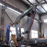 8M Knuckle Telescopic 0.6t Mobile Hydraulic Cranes for sale