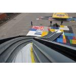 Inflatable Curved Yacht Slide, Inflatable Water Sports Games for sale