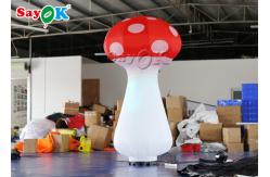 China Custom LED Inflatable Mushroom Model For Event / Party Decoration supplier